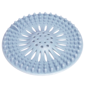 Sita Rotunda CCmax din Silicon pentru Scurgere Sifon Chiuveta, Cada, Baie sau Bucatarie, Protectie Infundare, Premium, Albastru