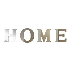 Oglinzi CCmax, Model HOME, Acrilice, Autoadezive pentru Decor si Design Interior, Set 4 Litere